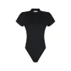 BLACK COTTON BODYSUIT