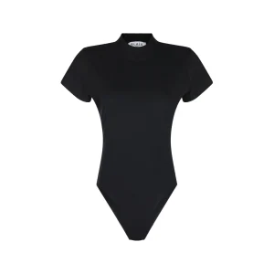 BLACK COTTON BODYSUIT