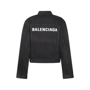 BLACK COTTON CASUAL JACKET