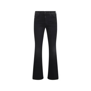 BLACK COTTON DENIM JEANS