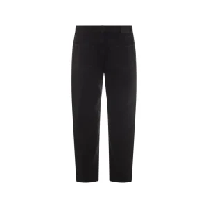 BLACK COTTON DENIM JEANS