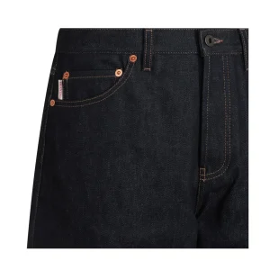 BLACK COTTON DENIM JEANS