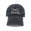 BLACK COTTON HAT