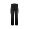 BLACK COTTON JEANS
