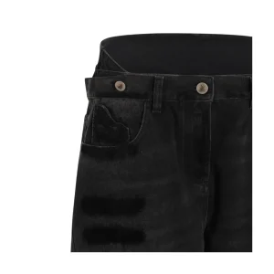 BLACK COTTON JEANS
