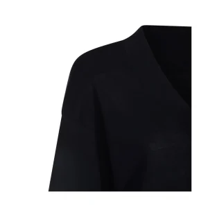 BLACK COTTON KNITWEAR