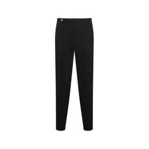 BLACK COTTON PANTS