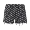 BLACK COTTON SHORTS