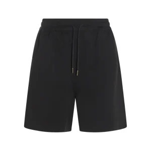 BLACK COTTON SHORTS