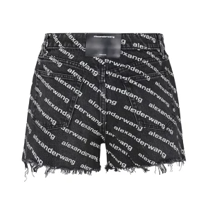 BLACK COTTON SHORTS