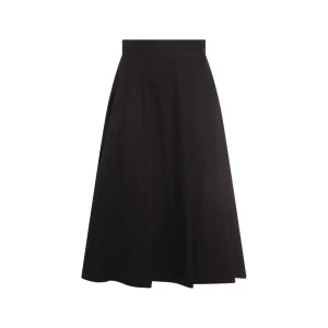 BLACK COTTON SKIRT