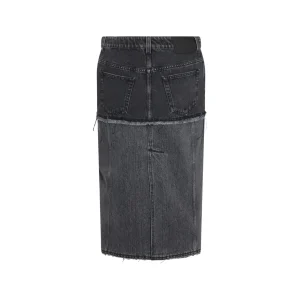 BLACK COTTON SKIRT