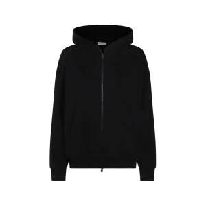 BLACK COTTON SWEATSHIRT