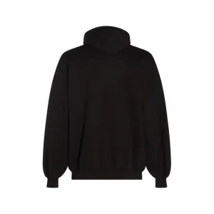 BLACK COTTON SWEATSHIRT