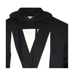 BLACK COTTON SWEATSHIRT