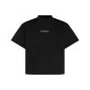 BLACK COTTON T-SHIRT