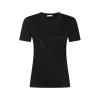BLACK COTTON T-SHIRT