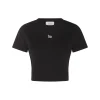 BLACK COTTON T-SHIRT