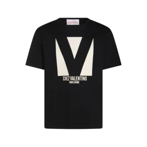 BLACK COTTON T-SHIRT