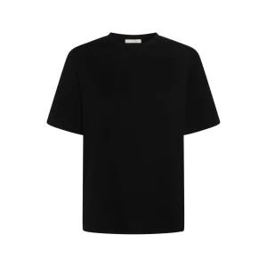 BLACK COTTON T.SHIRT