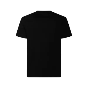 BLACK COTTON T-SHIRT