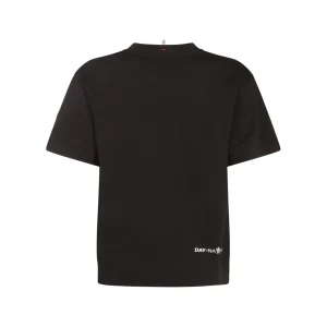 BLACK COTTON T-SHIRT