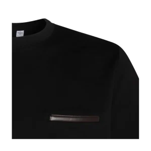 BLACK COTTON T-SHIRT