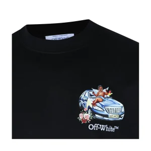 BLACK COTTON T-SHIRT