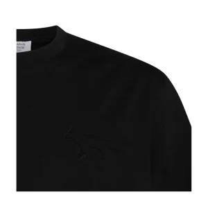 BLACK COTTON T-SHIRT