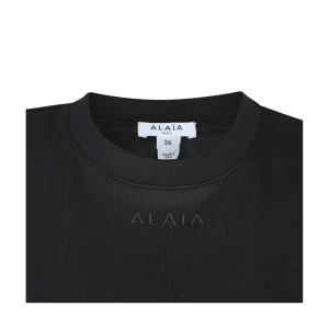 BLACK COTTON T-SHIRT