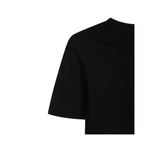 BLACK COTTON T-SHIRT