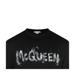 BLACK COTTON T-SHIRT