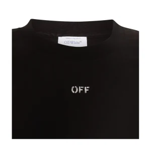 BLACK COTTON T-SHIRT