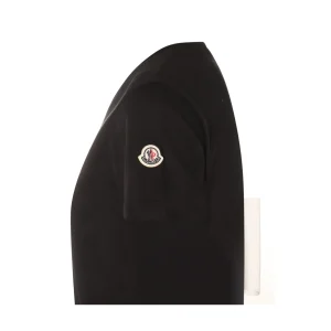 BLACK COTTON T-SHIRT