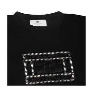 BLACK COTTON T-SHIRT