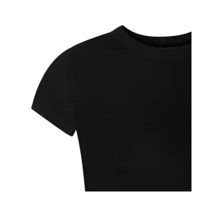 BLACK COTTON T-SHIRT