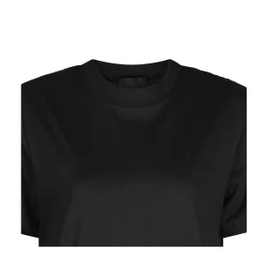 BLACK COTTON T-SHIRT