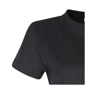 BLACK COTTON T-SHIRT
