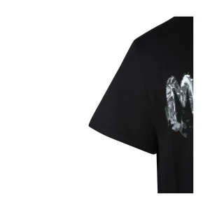 BLACK COTTON T-SHIRT