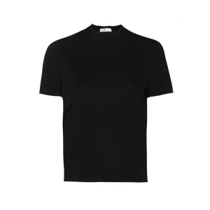 BLACK COTTON WESLER T-SHIRT