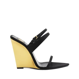 BLACK GIQUA 110 SANDALS