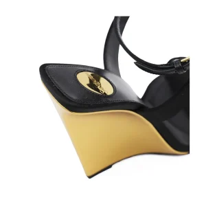 BLACK GIQUA 110 SANDALS