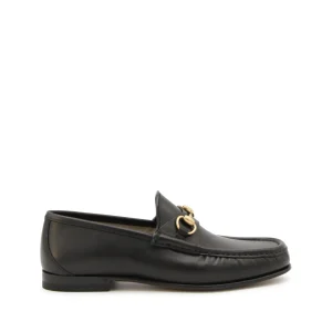 BLACK LEATHER 1953 HORSEBIT LOAFERS