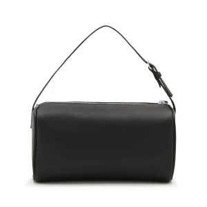 BLACK LEATHER 90' S SHOULDER BAG