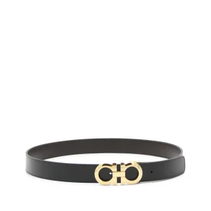 BLACK LEATHER BELT
