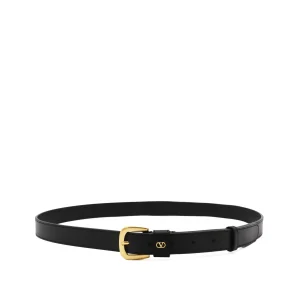 BLACK LEATHER BELT