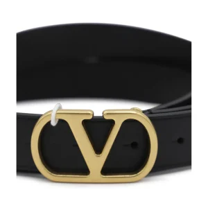 BLACK LEATHER BELT