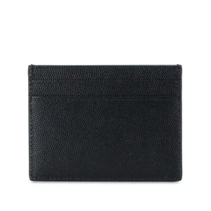 BLACK LEATHER CARD HOLDER