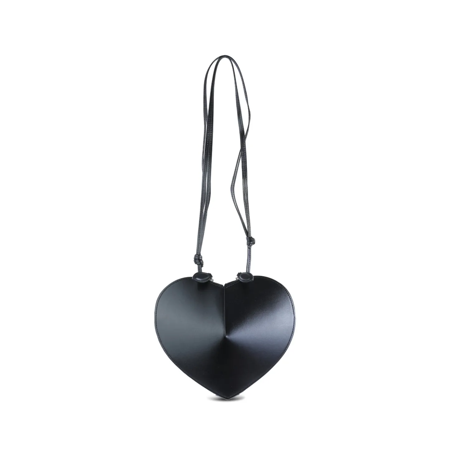 black_leather_coeur_shoul_2.webp BLACK LEATHER COEUR SHOULDER BAG
