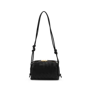 BLACK LEATHER CONCERT POUCHES
